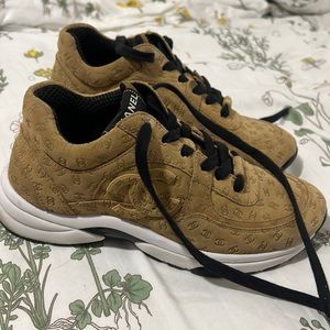 Chanel sneakers worn twice!! Like new condition
